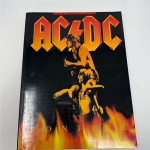 Like new! AC/DC Bonfire Guitar Music Book